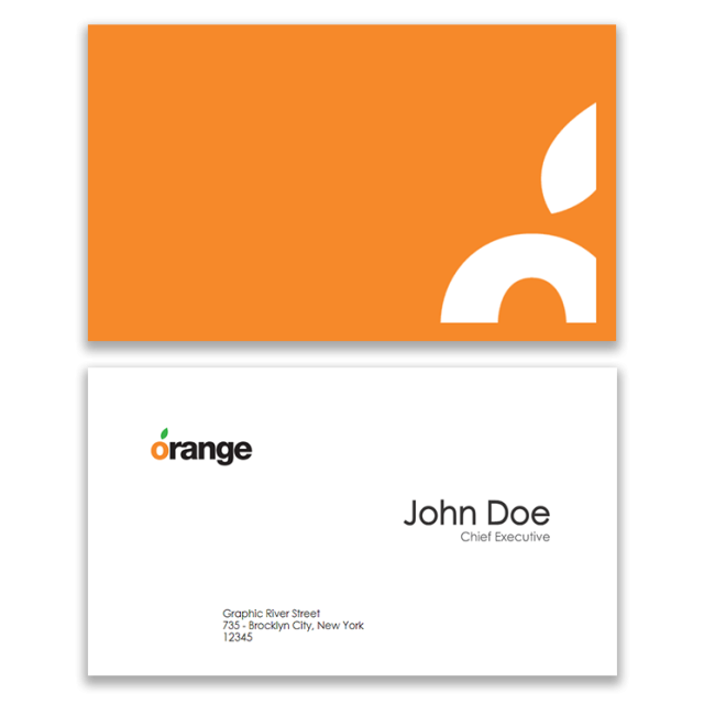 Business Card (Orange)
