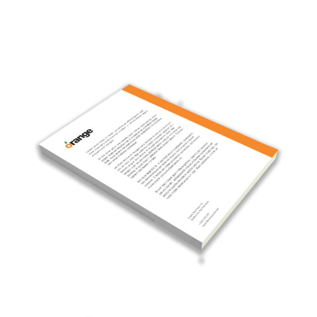 Letterhead (Orange)