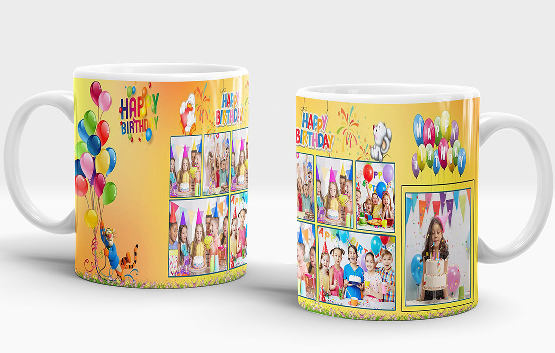 Happy Birthday 3 Mug Design
