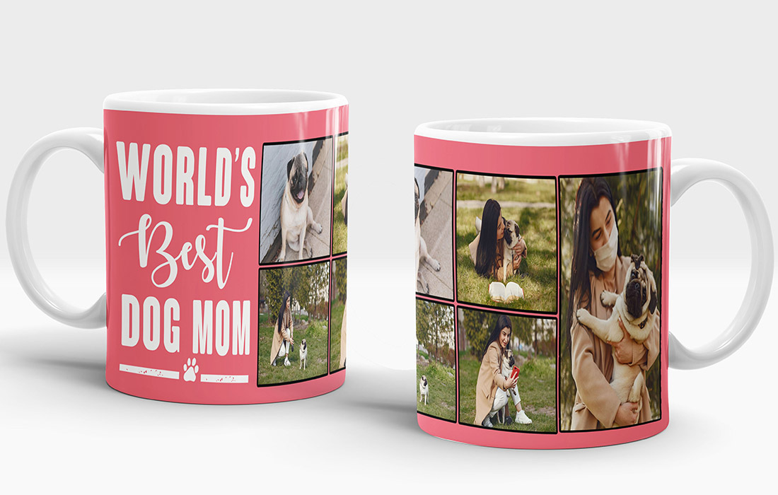 World's Best Dog Mom Mug Design