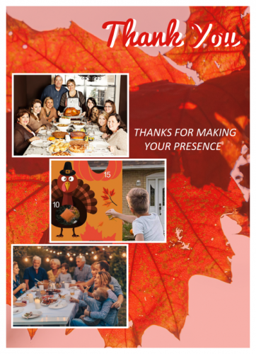Thank You Giving Photo Collage (5x7)