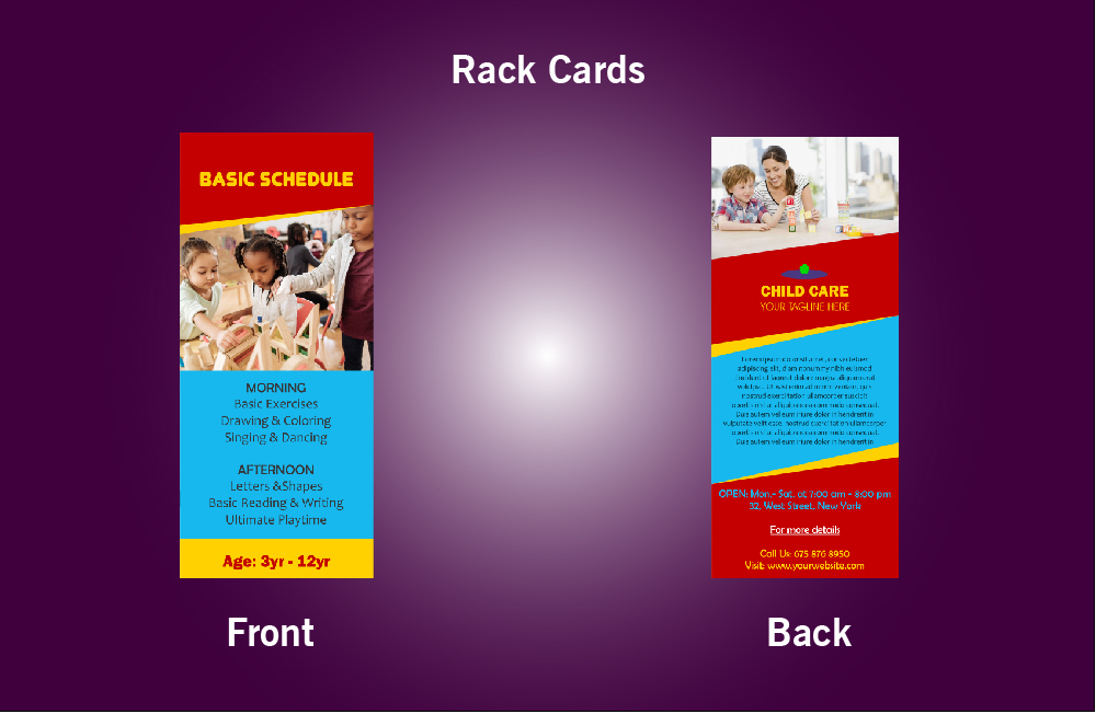 Child Care Rack Card - 43 (4x9) 