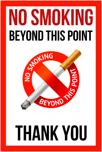 No Smoking Sign (24x36)