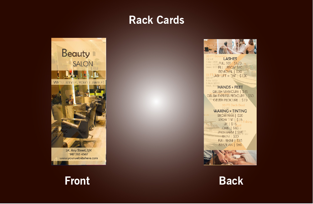Beauty Salon Rack Card - 31 (4x9)